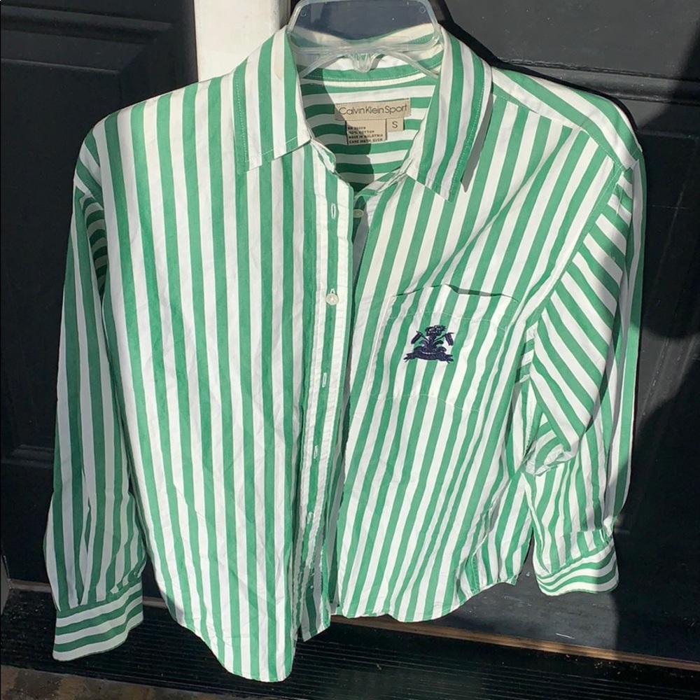 Calvin Klein striped shirt
